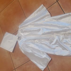 White Pre-K Kindergarten Cap & Gown Size 30